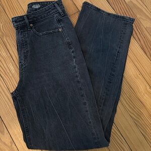 Black wide-leg old navy jeans